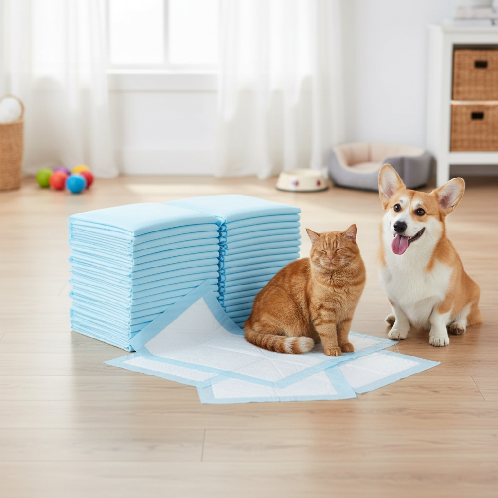 ComfyPaws Puppy Pads – Absorbent, Mess-Free & Easy Clean 💙