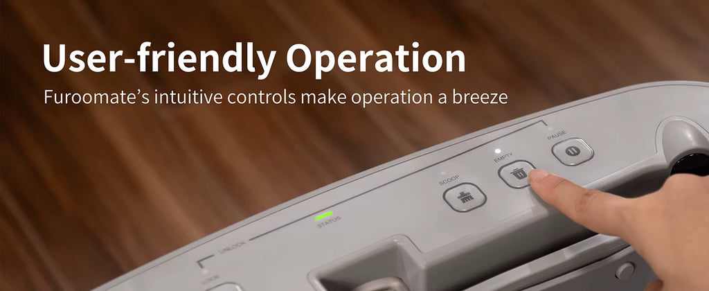 Furoomate LitterBot F6 ✨ – Open-Top Auto-Sifting Odor Control